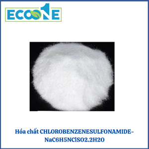 Sodium N-chloro benzenesulfonamide NaC₆H₅NClSO₂·2H₂O, hóa chất công nghiệp dùng xử lý nước thải và tẩy rửa, đóng gói 25kg/thùng. Dành cho kỹ sư môi trường, nhà máy xử lý nước. Diệt khuẩn mạnh, ổn định, hiệu quả cao có giá từ 2,600,000 đến 4,300,000đ/thùng 25kg
