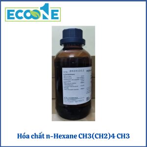 Hóa Chất N Hexane Ch3(ch2)4 Ch3 là dung môi mạnh chuyên dùng trong phân tích, chiết tách, và công nghiệp cao su. Sản phẩm 500ml/chai, dành cho phòng thí nghiệm, kỹ sư hóa chất và nhà máy sản xuất có giá từ 74,000 đến 123,000đ/chai 500ml