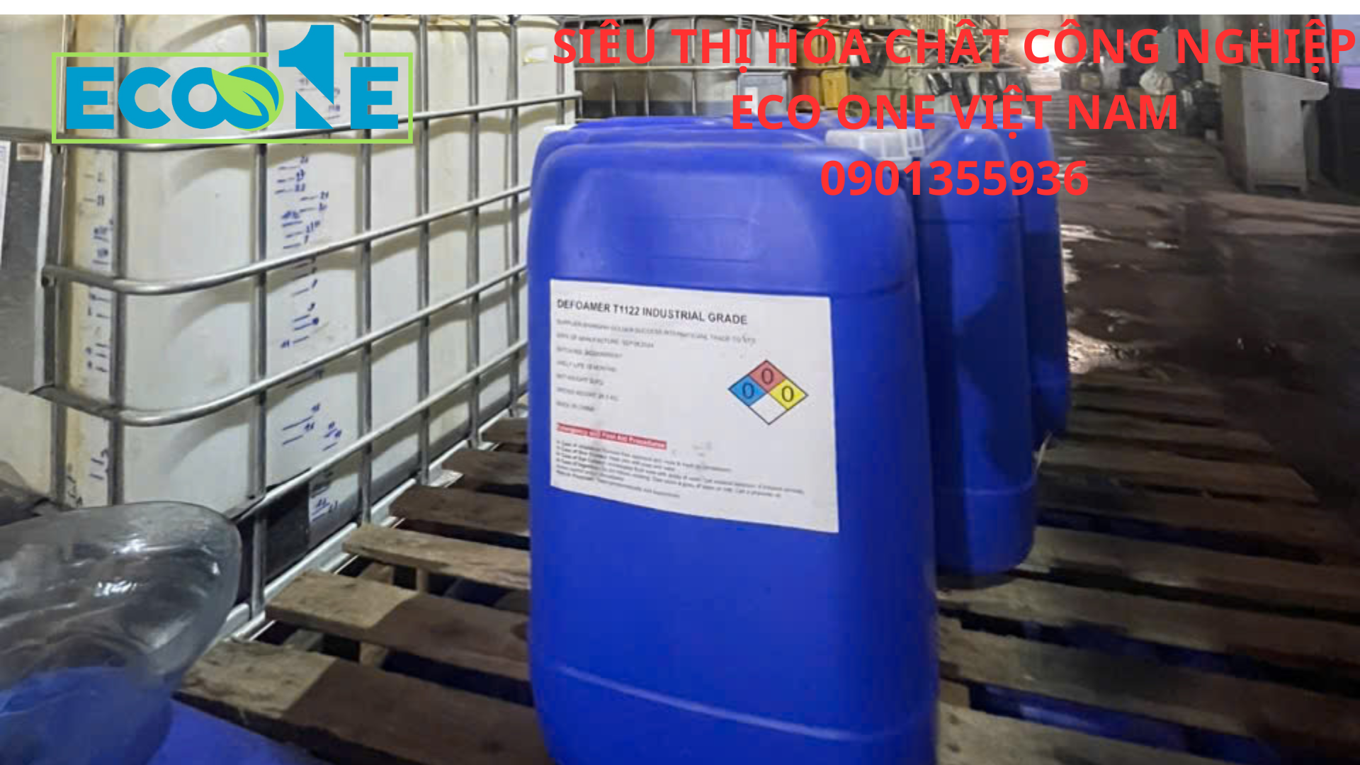 Chất khử bọt của ECO ONE Việt Nam được nhà máy khách hàng sử dụng hiệu quả