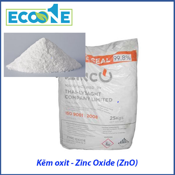 Kẽm Oxit Zinc Oxide (Zno) dùng trong sản xuất cao su, giúp tăng độ bền, độ đàn hồi, xúc tiến lưu hóa. Phù hợp cho nhà máy sản xuất lốp xe, giày dép, kỹ thuật cao su. Sản phẩm được nhập khẩu và phân phối bởi ECO ONE Việt Nam