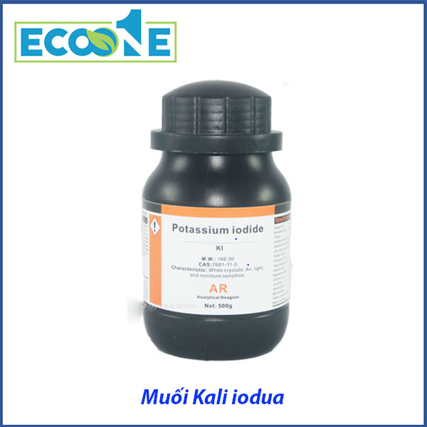 Muối Kali Iodua dùng trong y tế, phân tích hóa học và công nghiệp. Sản phẩm được phân phối bởi ECO ONE Việt Nam