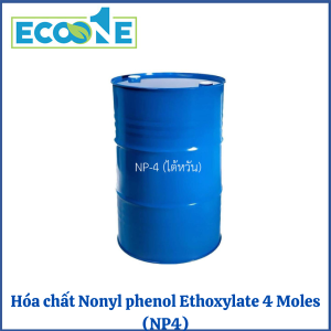 Nonyl Phenol Ethoxylate 4 Moles (NP4), chất hoạt động bề mặt không phân ly CAS 9016-45-9, chuyên dùng trong sản xuất nước giặt, chất tẩy rửa công nghiệp. Đóng gói 210kg/phuy, phù hợp cho nhà máy hóa chất và ngành dệt nhuộm có gia stuwf 13,300,000 đến 21,900,000đ/phuy 210 kg