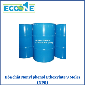Nonyl Phenol Ethoxylate 9 Moles (NP9), chất hoạt động bề mặt không phân ly, ứng dụng trong sản xuất nước giặt, chất tẩy rửa công nghiệp, phù hợp cho nhà máy hóa chất, ngành dệt và tẩy rửa chuyên sâu có giá từ 11,500,000 đến 19,000,000đ/phuy 210kg