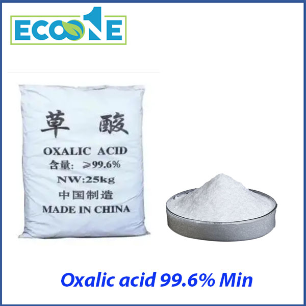Oxalic Acid 99.6% Min dùng tẩy rỉ sét, xử lý gỗ, ngành xi mạ, dệt nhuộm, phù hợp nhà máy hóa chất, xưởng cơ khí, kỹ sư kỹ thuật viên ngành xử lý bề mặt được nhập khẩu và phân phối bởi ECO ONE Việt Nam