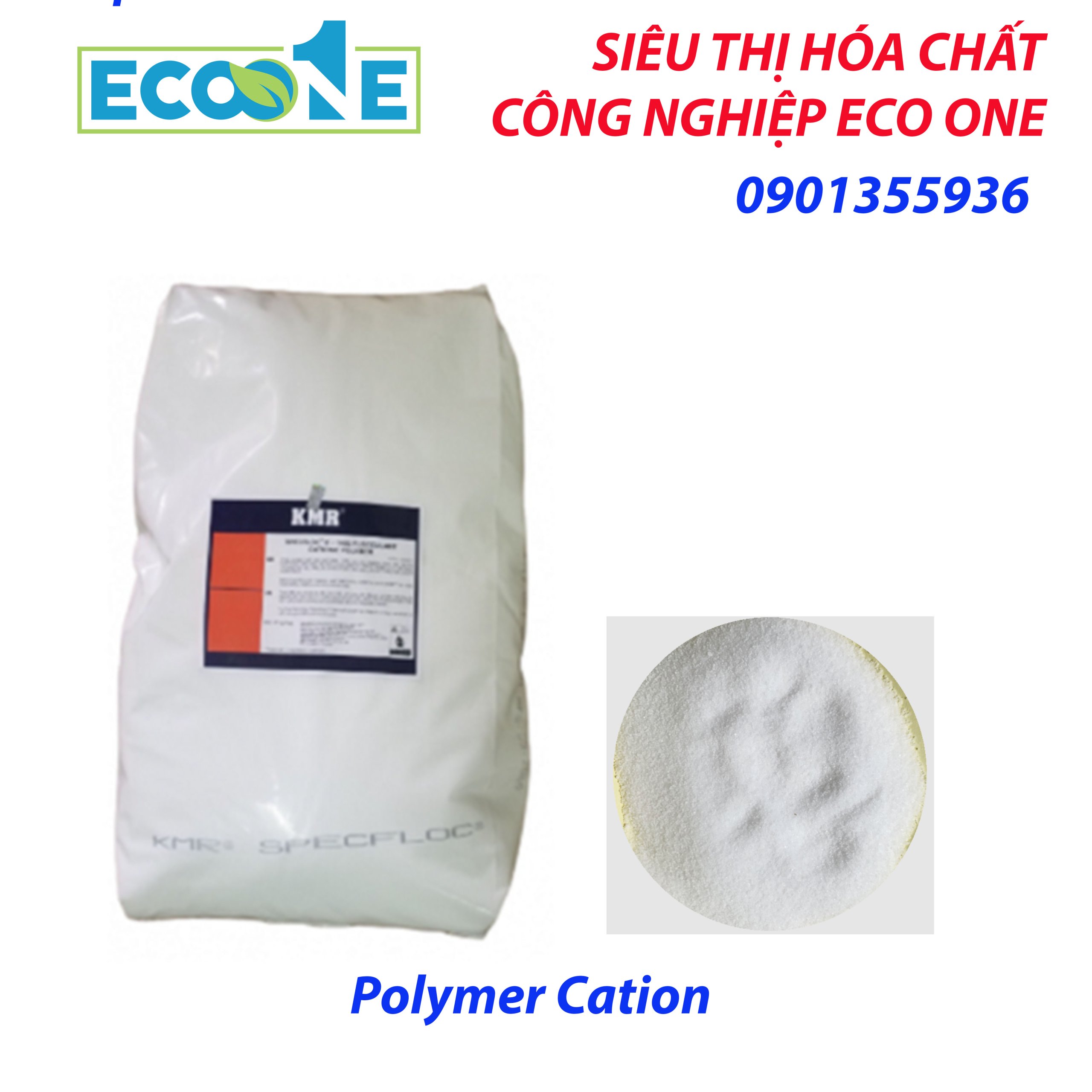 Polymer Cation chuyên dùng xử lý nước thải, ép bùn và sản xuất giấy. Phù hợp nhà máy công nghiệp, hiệu quả keo tụ cao, tiết kiệm chi phí xử lý. Được phân phối bởi ECO ONE Việt Nam