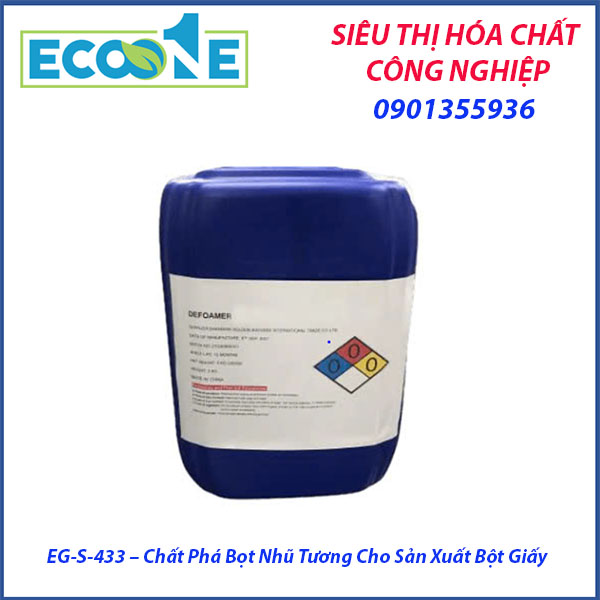 EG-S-433 – Chất Phá Bọt Nhũ Tương Cho Sản Xuất Bột Giấy