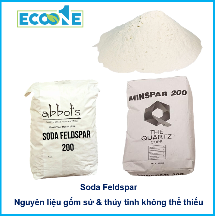 Soda Feldspar – Nguyên Liệu Phụ Gia Gốm Sứ & Thủy Tinh
