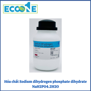 Sodium dihydrogen phosphate dihydrate NaH₂PO₄·2H₂O là hóa chất tinh khiết dùng trong phòng thí nghiệm để pha dung dịch đệm, kiểm soát pH,dành cho kỹ thuật viên và nhà nghiên cứu có giá từ 58,000 đến 95,000đ/chai 500g