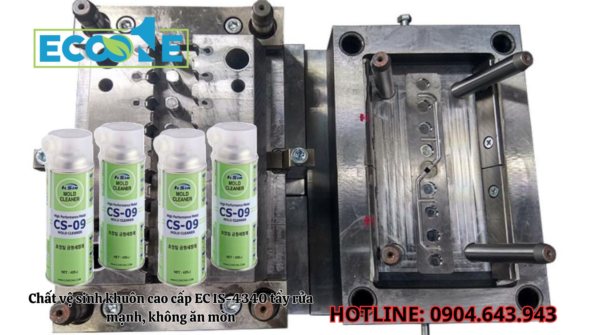 Chất Vệ Sinh Khuôn Cao Cấp EC IS-4340 Tẩy Rửa Mạnh, Không ăn Mòn