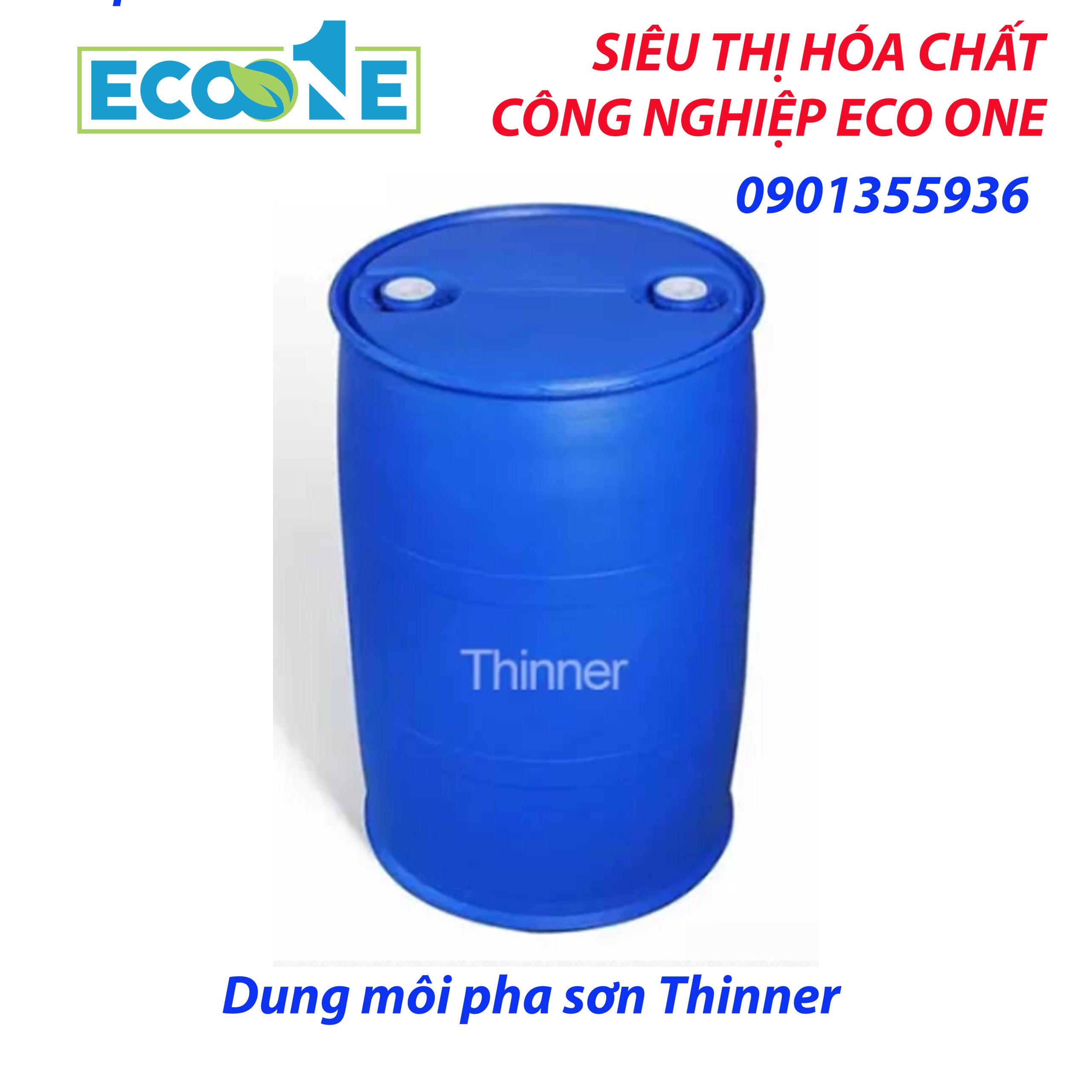 Dung môi pha sơn Thinner chuyên dùng pha loãng sơn, vệ sinh thiết bị ngành sơn, in ấn, gia công kim loại. Sản phẩm được phân phối bởi ECO ONE Việt Nam
