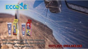 Ec Is 7210 Putty & Ec Is 7220 Compound Giải Pháp Che Lấp Vết Xước, đánh Bay Gỉ Sét Trên Bề Mặt Thân Xe