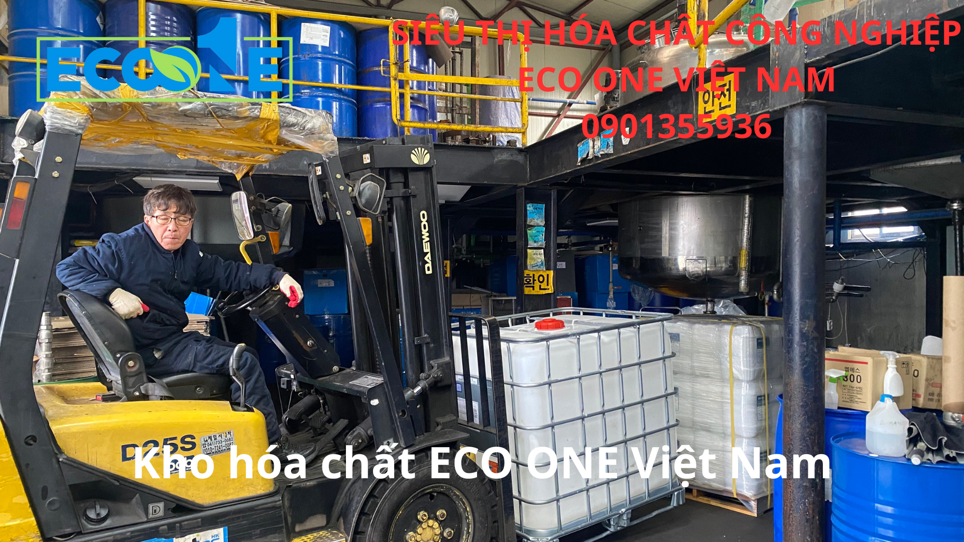 Hình ảnh kho hóa chất ECO ONE Việt Nam