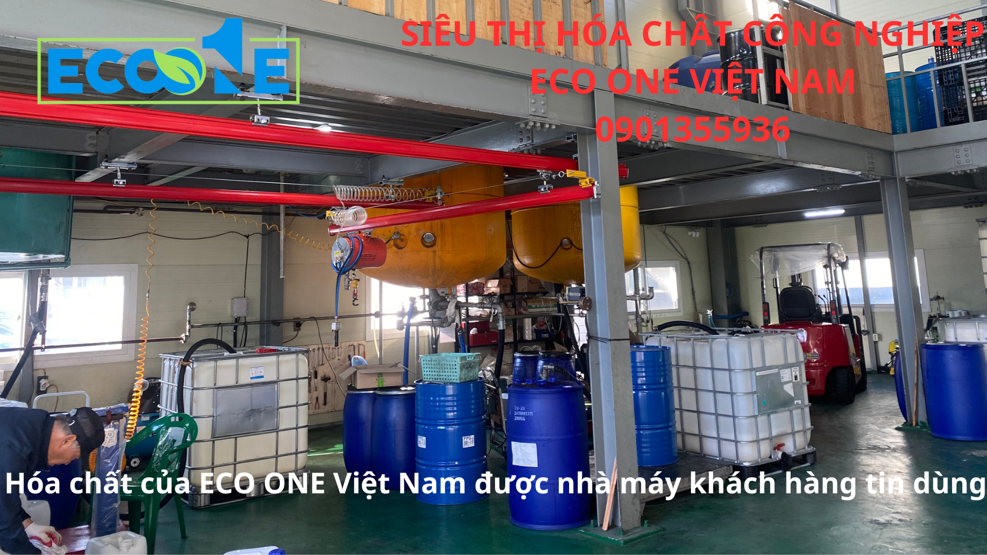 Hóa chất của ECO ONE Việt Nam được nhà máy khách hàng tin dùng