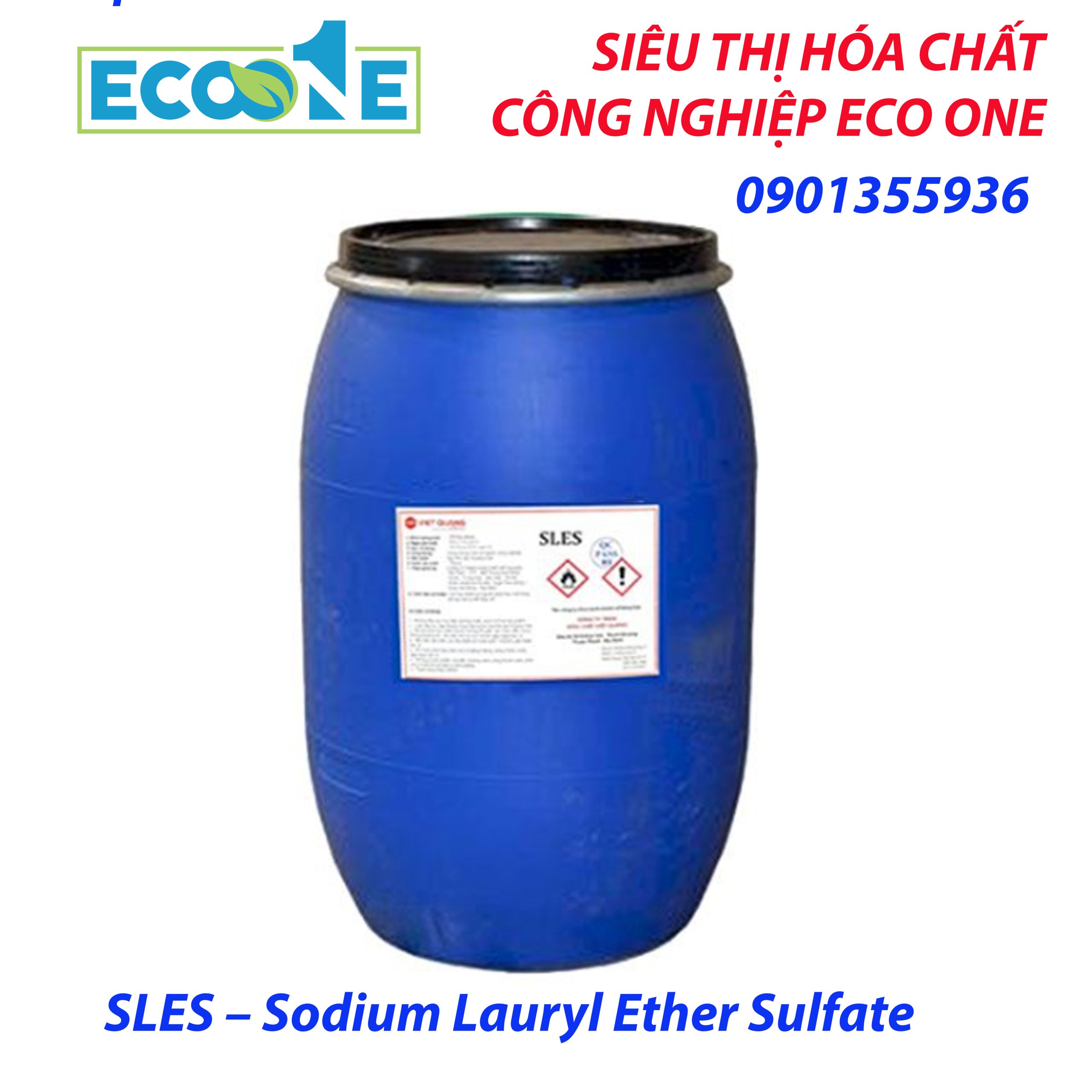 SLES – Sodium Lauryl Ether Sulfate là chất tạo bọt mạnh, dịu nhẹ với da, dùng trong mỹ phẩm và chất tẩy rửa, phù hợp cho nhà máy hóa mỹ phẩm, dễ pha trộn, tạo bọt ổn định. Sản phẩm được phân phối bởi ECO ONE Việt Nam