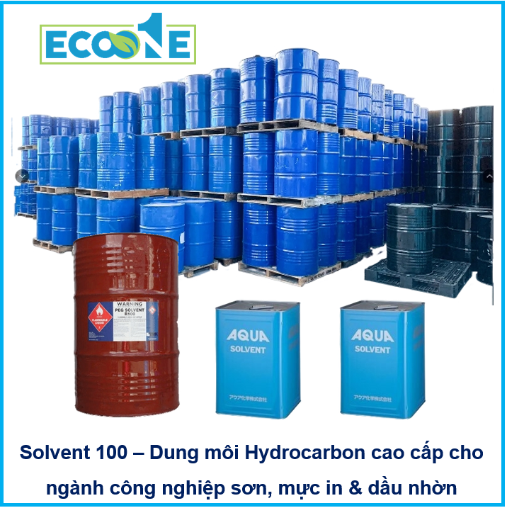 Solvent 100 Dung Môi Hydrocarbon Cao Cấp Cho Ngành Công Nghiệp Sơn, Mực In & Dầu Nhờn