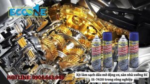 Xịt Làm Sạch Dầu Mỡ động Cơ, Sàn Nhà Xưởng Ec Is 7420 Trong Công Nghiệp