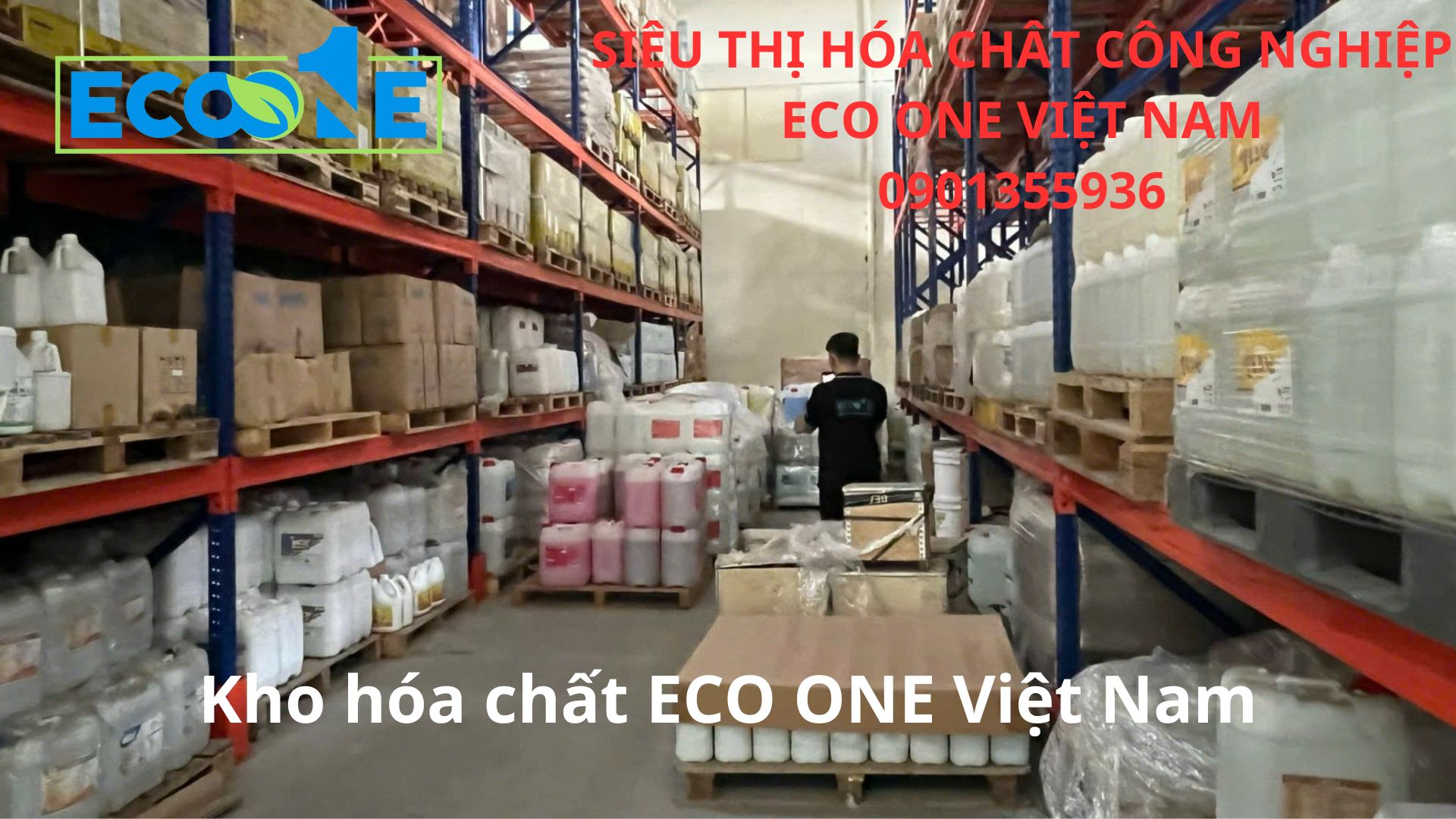 Hình ảnh kho hóa chất của ECO ONE Việt Nam