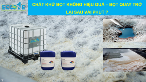 ChẤt KhỬ BỌt KhÔng HiỆu QuẢ – BỌt Quay TrỞ LẠi Sau VÀi PhÚt.