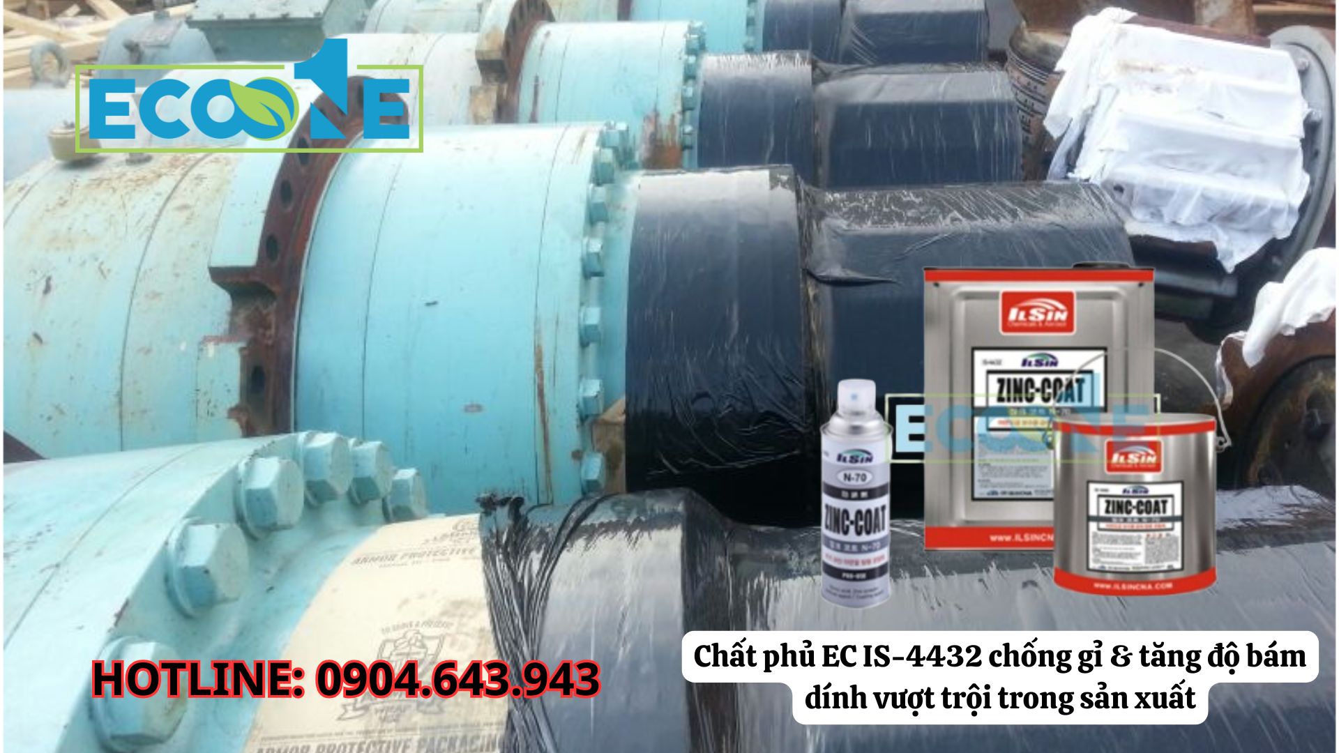 Chất Phủ EC IS-4432 Chống Gỉ & Tăng độ Bám Dính Vượt Trội Trong Sản Xuất
