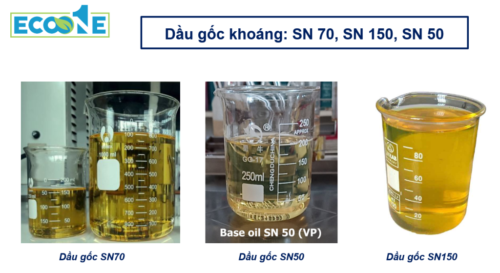 Dầu Gốc Khoáng Sn 70, Sn 150, Sn 50