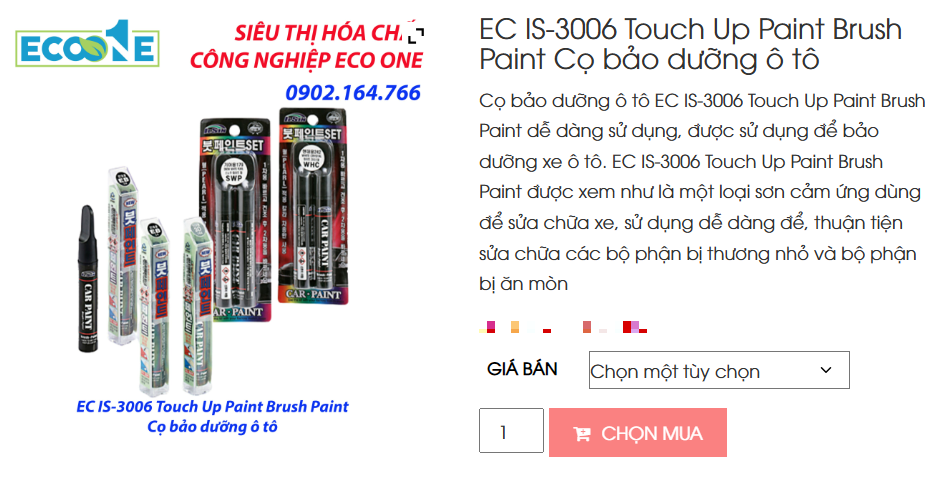 EC IS-3006 Touch Up Paint Brush Paint Cọ Bảo Dưỡng ô Tô