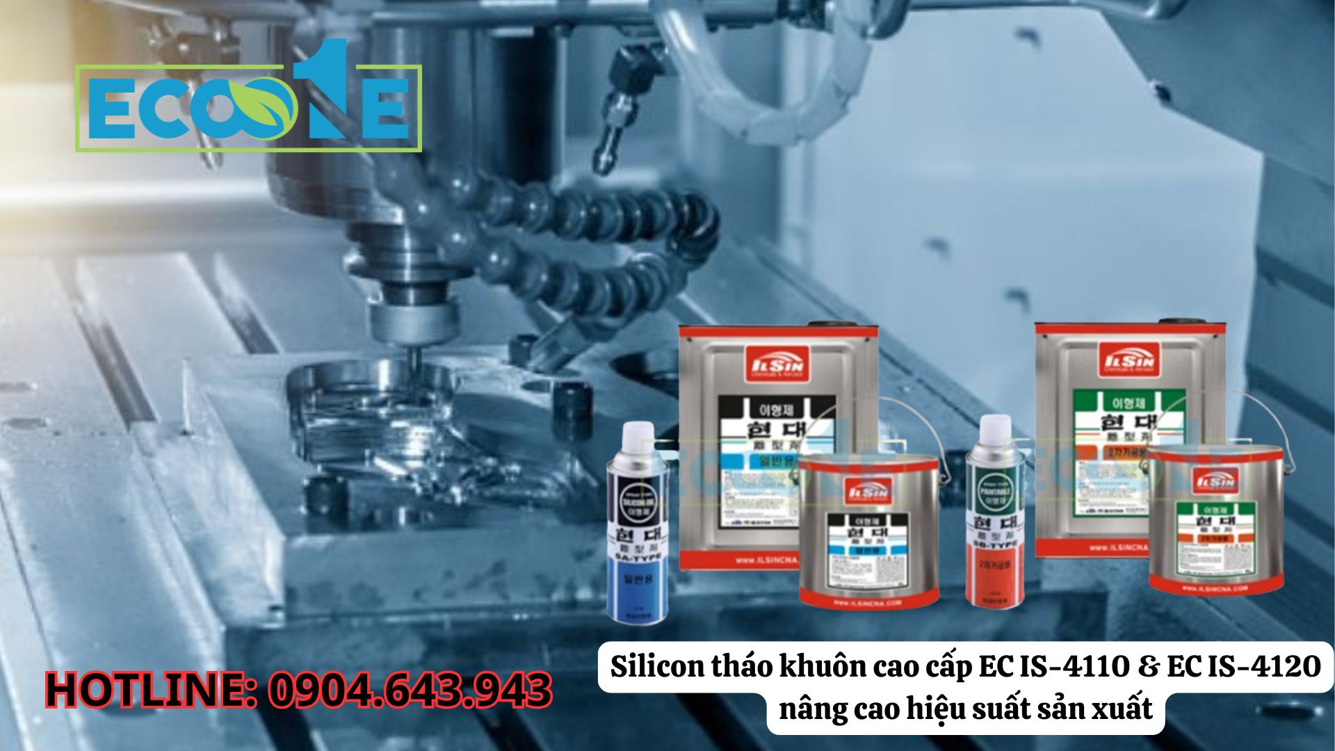 Silicon Tháo Khuôn Cao Cấp EC IS-4110 & EC IS-4120 Nâng Cao Hiệu Suất Sản Xuất
