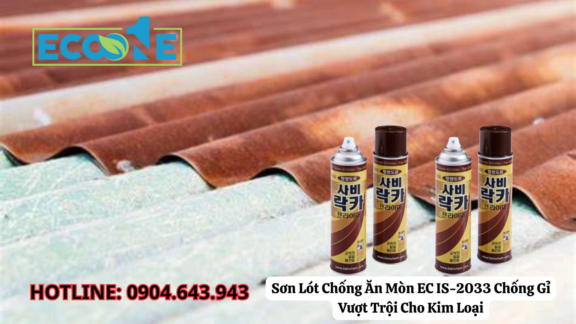 Sơn Lót Chống Ăn Mòn EC IS-2033 Chống Gỉ Vượt Trội Cho Kim Loại