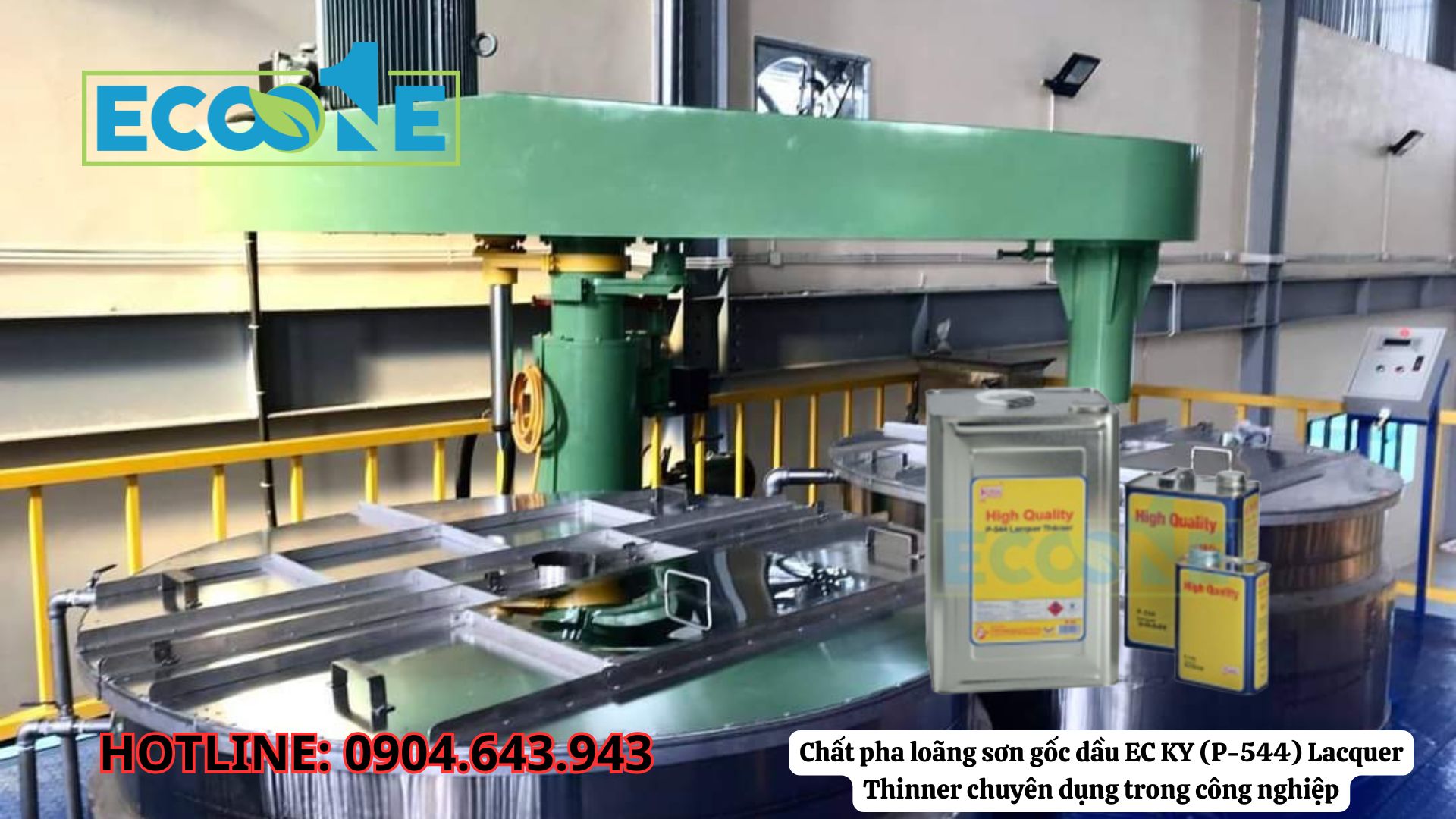 Chất Pha Loãng Sơn Gốc Dầu EC KY (P-544) Lacquer Thinner Chuyên Dụng Trong Công Nghiệp