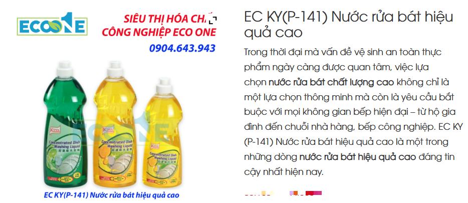 Ec Ky(p 141) Nước Rửa Bát Hiệu Quả Cao