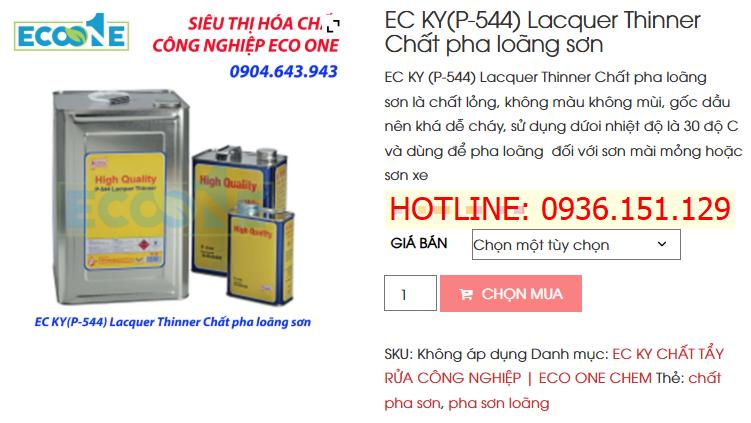 EC KY(P-544) Lacquer Thinner Chất Pha Loãng Sơn