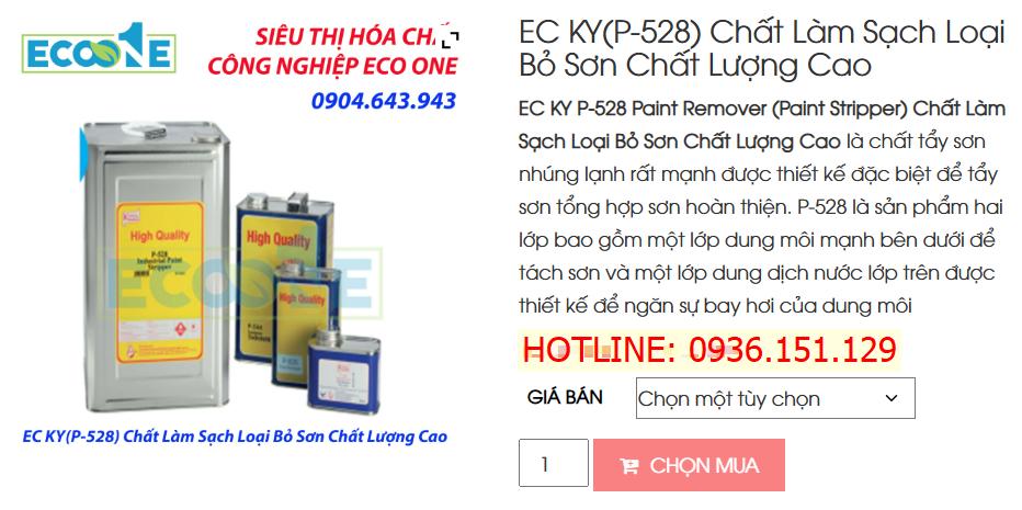 EC KY(P‑528) Chất Làm Sạch Loại Bỏ Sơn Chất Lượng Cao