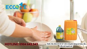 Nước Rửa Chén Ec Ky (p 561) Chuyên Dụng An Toàn, Tẩy Dầu Mỡ Mạnh Mẽ