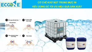 Cơ Chế Khử Bọt Trong Mực In – Hiểu đúng để Tối ưu Hiệu Quả Sản Xuất
