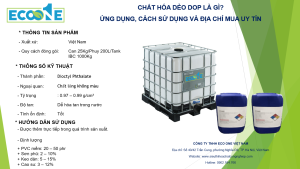 Chất Hóa Dẻo Dop Là Gì Ứng Dụng, Cách Sử Dụng Và Địa Chỉ Mua Uy Tín