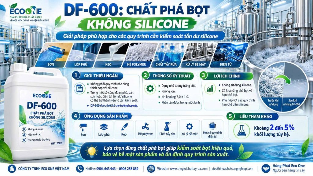 Df 600 Chất Phá Bọt Không Siliconedf 600 Chất Phá Bọt Không Silicone