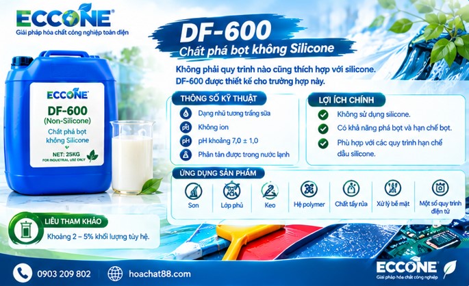 Df 600 Chất Phá Bọt Không Silicone