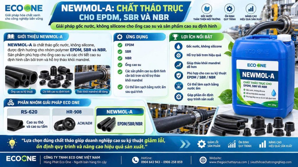Newmol A Chất Tháo Trục Cho Epdm, Sbr Và Nbr